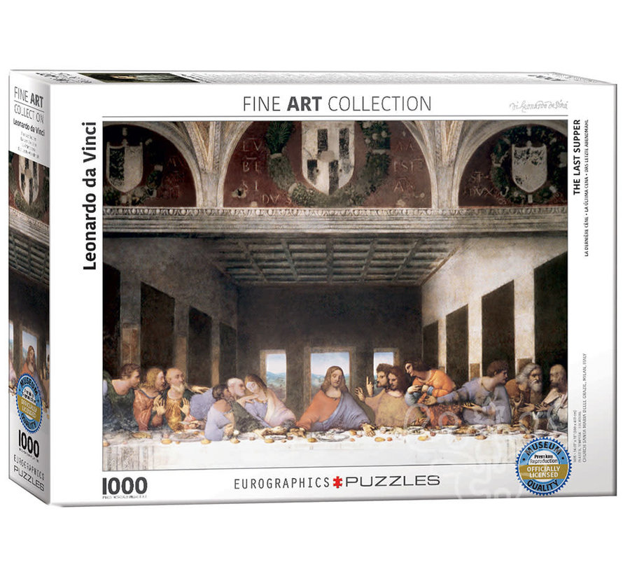 Eurographics Fine Art da Vinci: The Last Supper Puzzle 1000pcs