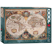 Eurographics Eurographics Education: Antique World Map (Orbis Geographica) Puzzle 1000pcs
