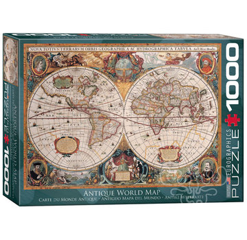Eurographics Eurographics Antique World Map (Orbis Geographica) Puzzle 1000pcs