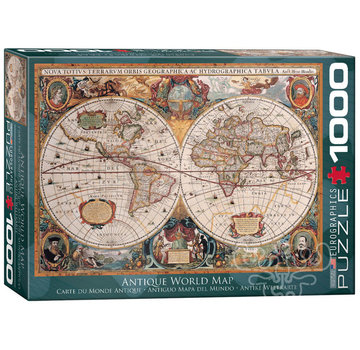 Eurographics Eurographics Education: Antique World Map (Orbis Geographica) Puzzle 1000pcs