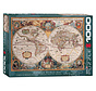 Eurographics Antique World Map (Orbis Geographica) Puzzle 1000pcs