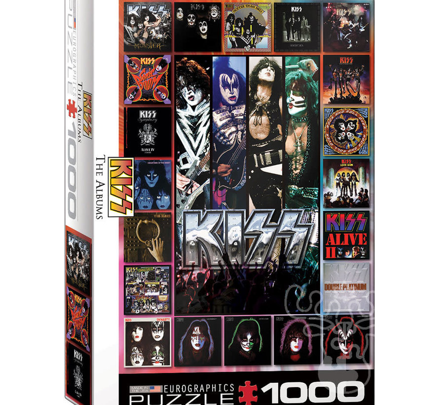 Eurographics Celebrity & Music: KISS The Albums Puzzle 1000pcs