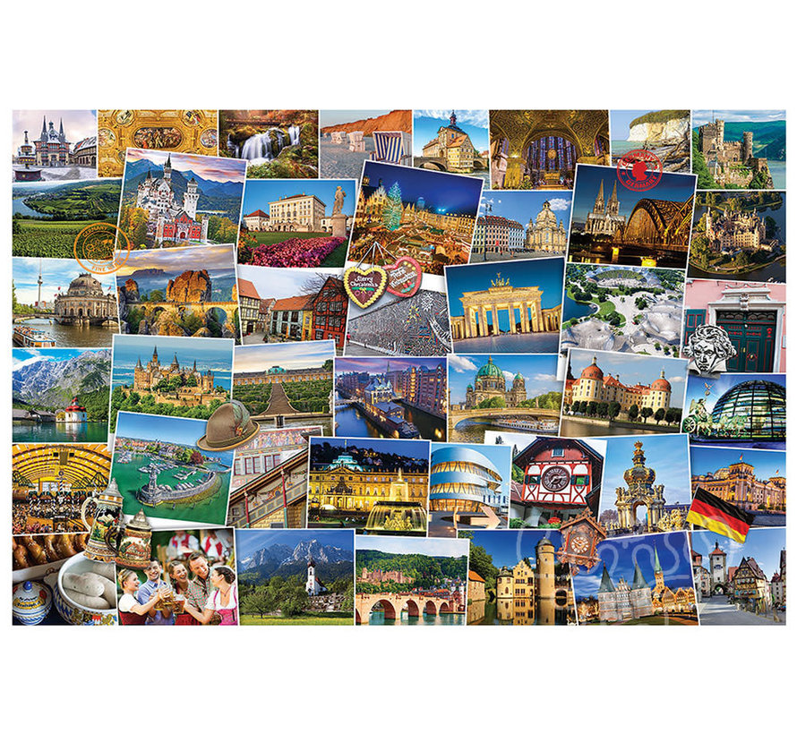 Eurographics Globetrotter Germany Puzzle 1000pcs