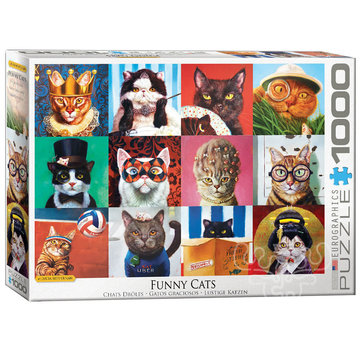 Eurographics Eurographics Heffernan: Funny Cats Puzzle 1000pcs
