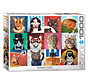 Eurographics Artist Label Heffernan: Funny Cats Puzzle 1000pcs