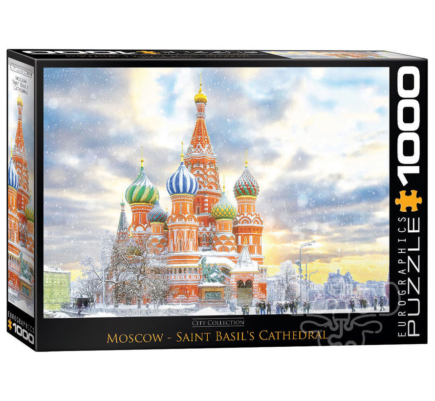 Eurographics Photography Cities: Moscow - Saint Basil's Cathedral Russia Puzzle 1000pcs RETIRED