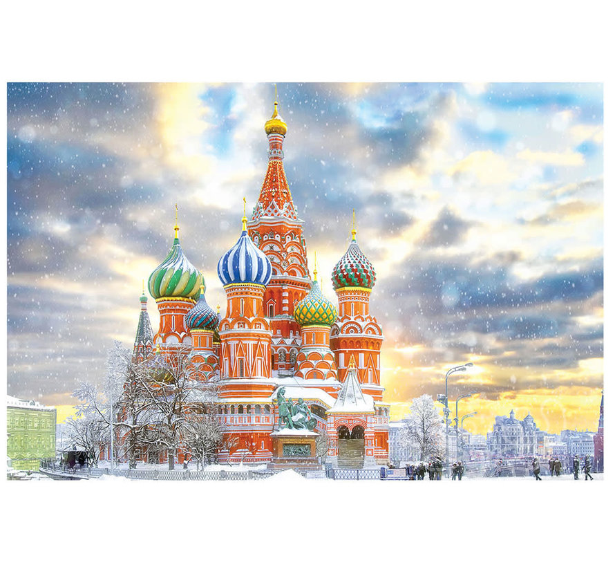 Eurographics Photography Cities: Moscow - Saint Basil's Cathedral Russia Puzzle 1000pcs RETIRED