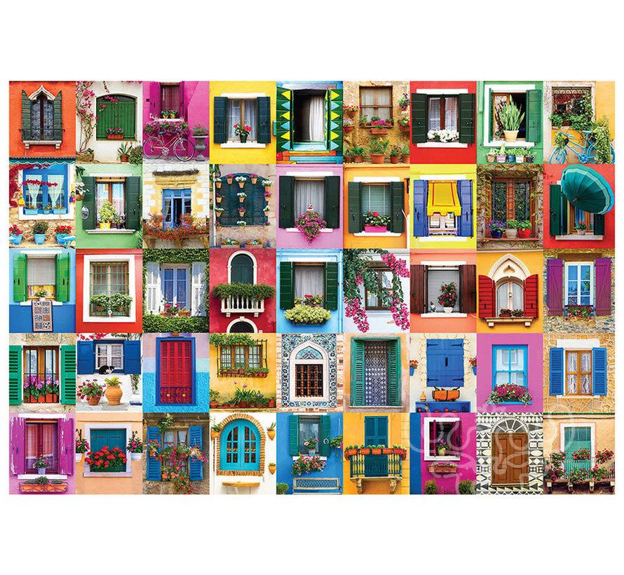 Eurographics Colors of the World: Mediterranean Windows Puzzle 2000pcs