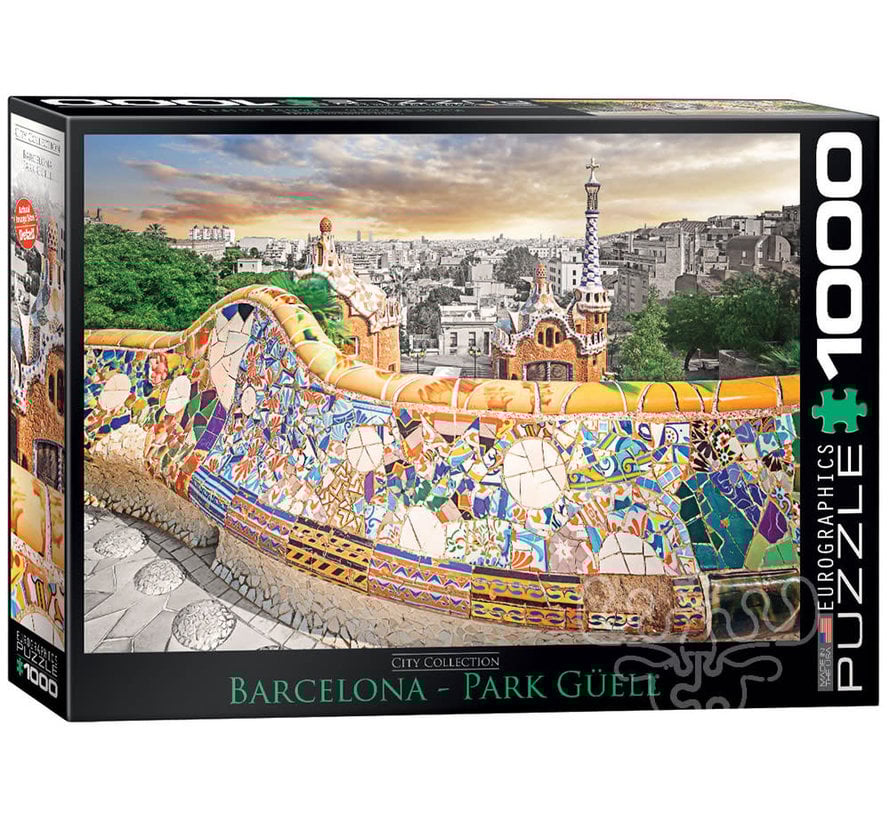 Eurographics Photography Cities: Barcelona Park Guell Puzzle 1000pcs