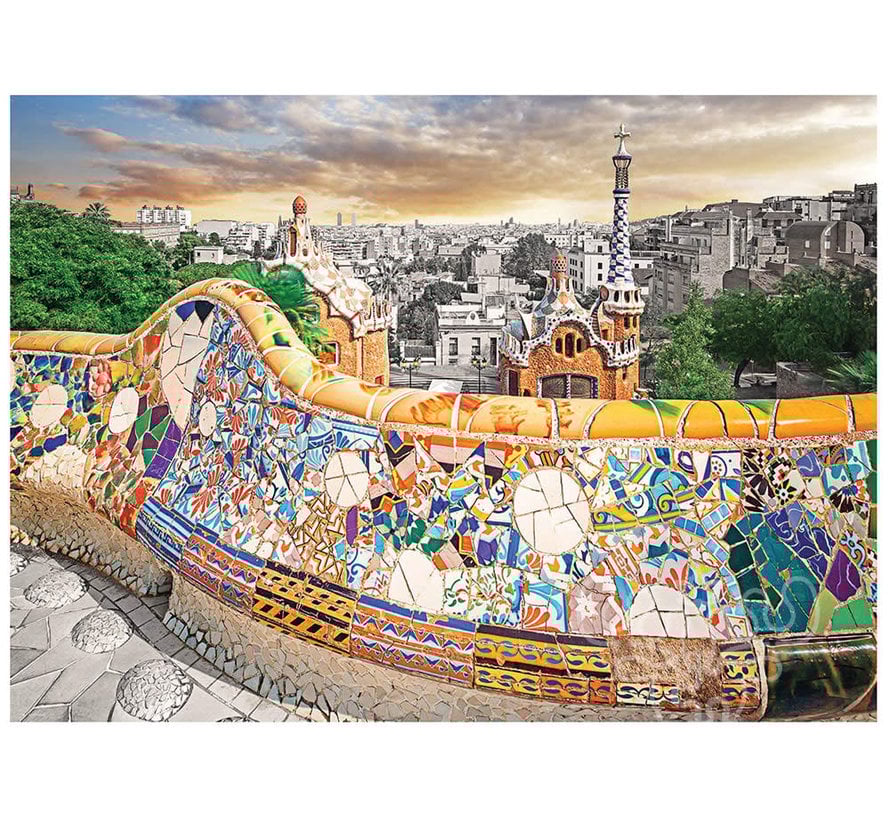 Eurographics Photography Cities: Barcelona Park Guell Puzzle 1000pcs
