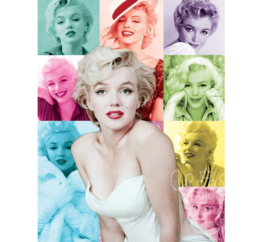 Eurographics Celebrity & Music: Marilyn Monroe Color Portraits Puzzle 1000pcs