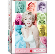 Eurographics Eurographics Celebrity & Music: Marilyn Monroe Color Portraits Puzzle 1000pcs