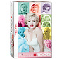 Eurographics Celebrity & Music: Marilyn Monroe Color Portraits Puzzle 1000pcs