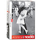 Eurographics Celebrity & Music: LIFE VJ Day Kiss Times Square Puzzle 1000pcs
