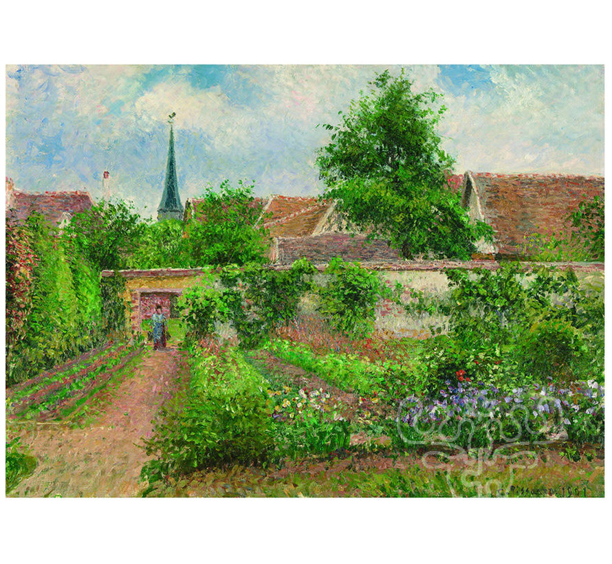 Eurographics Fine Art Pissaro: Vegetable Garden Overcast Morning, Eragny Puzzle 1000pcs