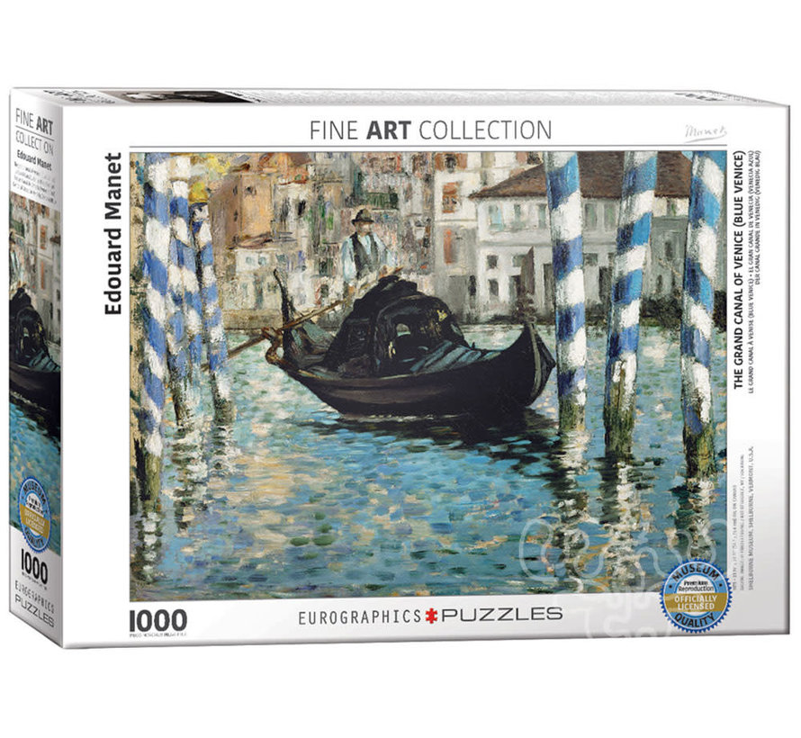 Eurographics Fine Art Manet: The Grand Canal of Venice (Blue Venice) Puzzle 1000pcs