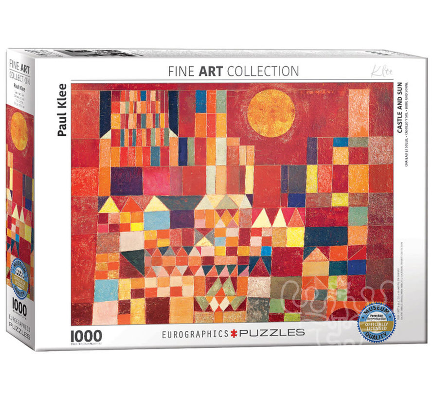Eurographics Fine Art Klee: Castle and Sun Puzzle 1000pcs