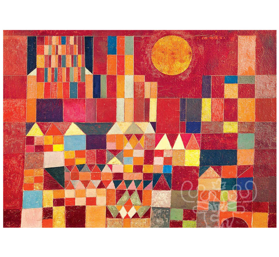 Eurographics Fine Art Klee: Castle and Sun Puzzle 1000pcs