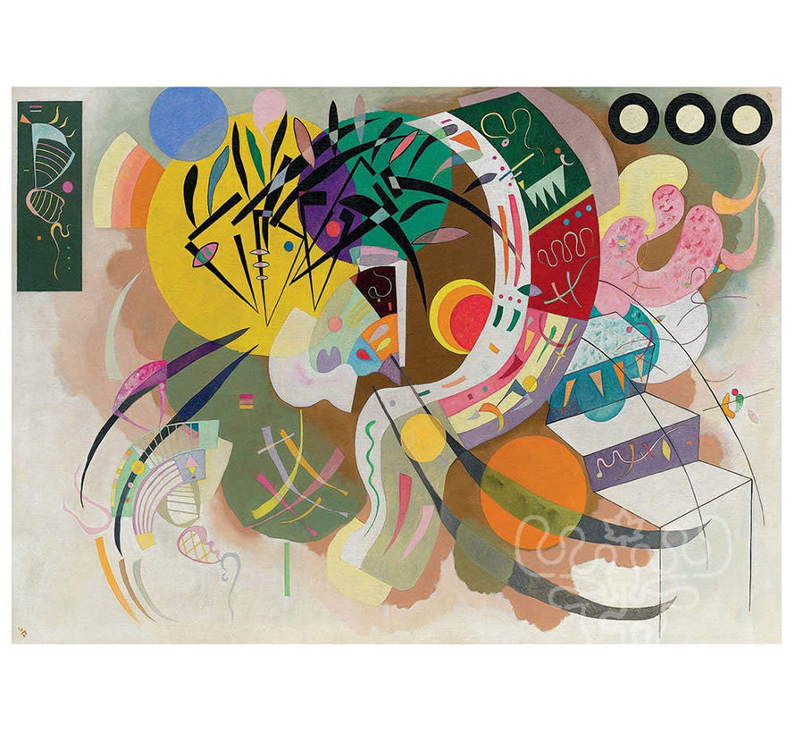 Eurographics Fine Art Kandinsky: Dominant Curve Puzzle 1000pcs