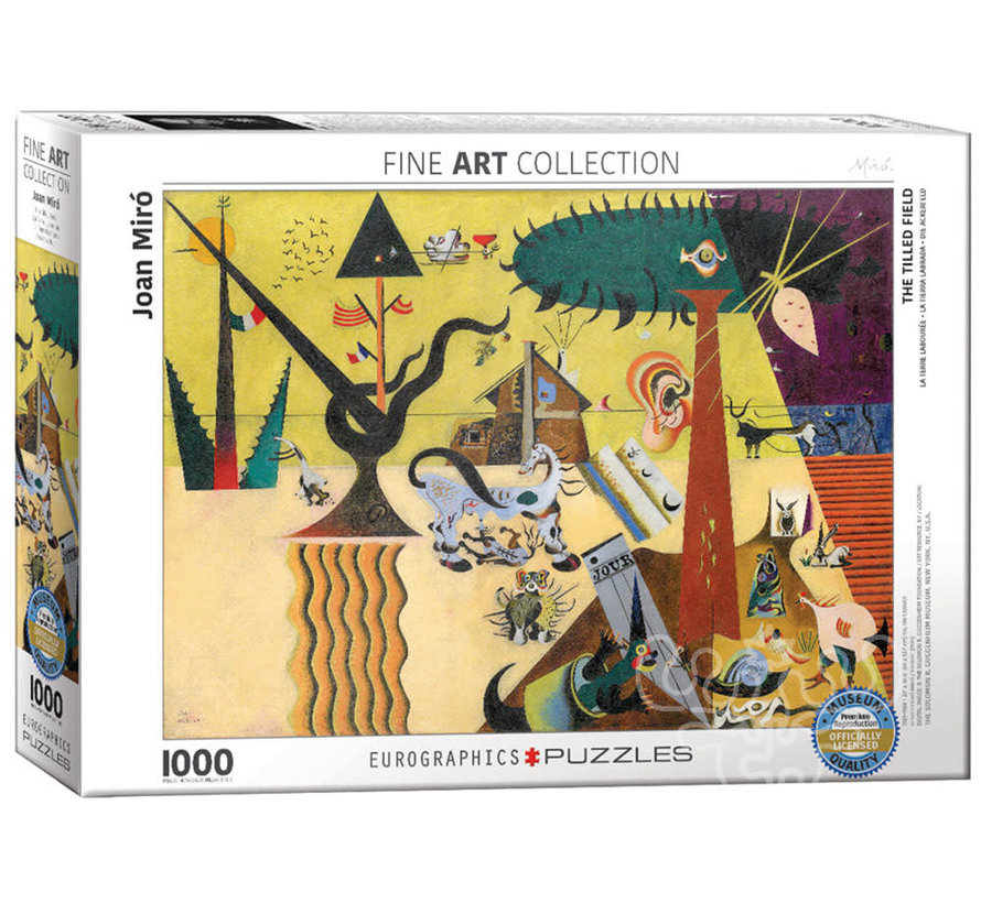 Eurographics Fine Art Miro: The Tilled Field Puzzle 1000pcs