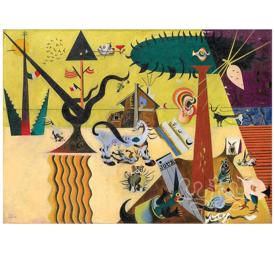 Eurographics Fine Art Miro: The Tilled Field Puzzle 1000pcs