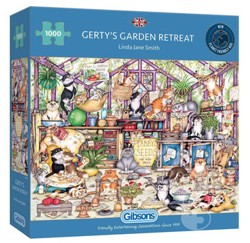 Gibsons Gibsons Gerty's Garden Retreat Puzzle 1000pcs