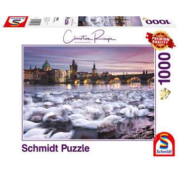 Schmidt Schmidt Prague: Swans Puzzle 1000pcs