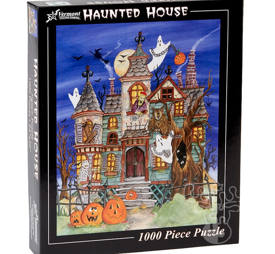 Vermont Christmas Co. Haunted House Puzzle 1000pcs