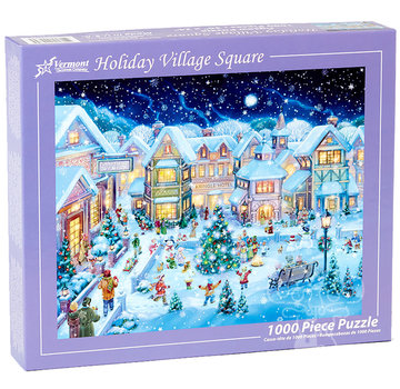 Vermont Christmas Company Vermont Christmas Co. Holiday Village Square Puzzle 1000pcs