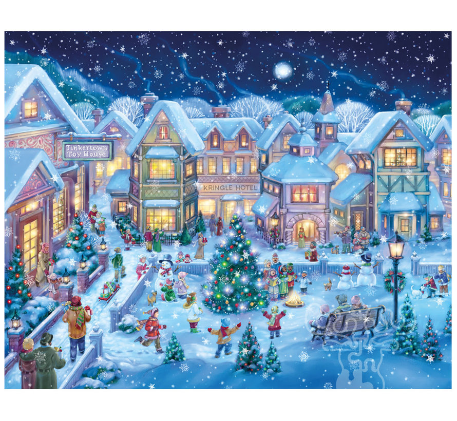 Vermont Christmas Co. Holiday Village Square Puzzle 1000pcs