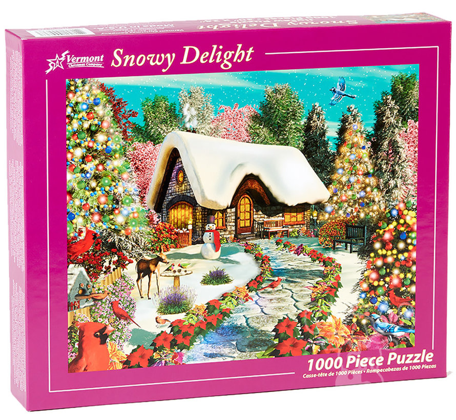 Vermont Christmas Co. Snowy Delight Puzzle 1000pcs