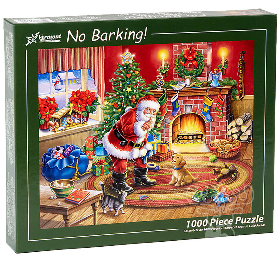 Vermont Christmas Co. No Barking! Puzzle 1000pcs