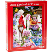 Vermont Christmas Company FINAL SALE Vermont Christmas Co. Cardinal & Friends Puzzle 550pcs