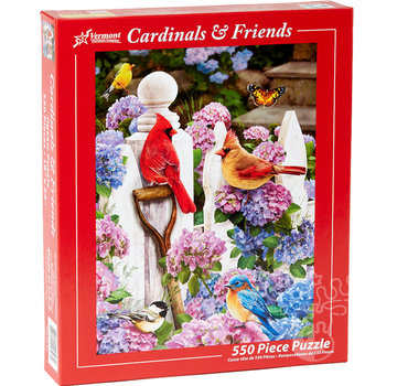 Vermont Christmas Company FINAL SALE Vermont Christmas Co. Cardinal & Friends Puzzle 550pcs