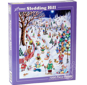 Vermont Christmas Company Vermont Christmas Co. Sledding Hill Puzzle 1000pcs