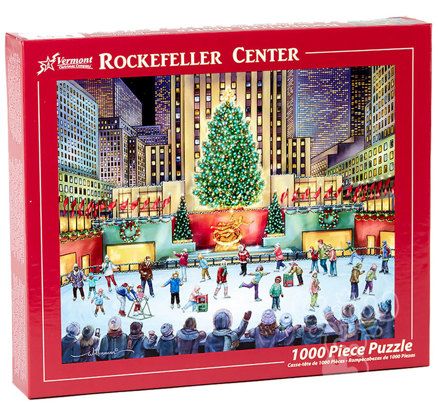 Vermont Christmas Co. Rockefeller Center Puzzle 1000pcs