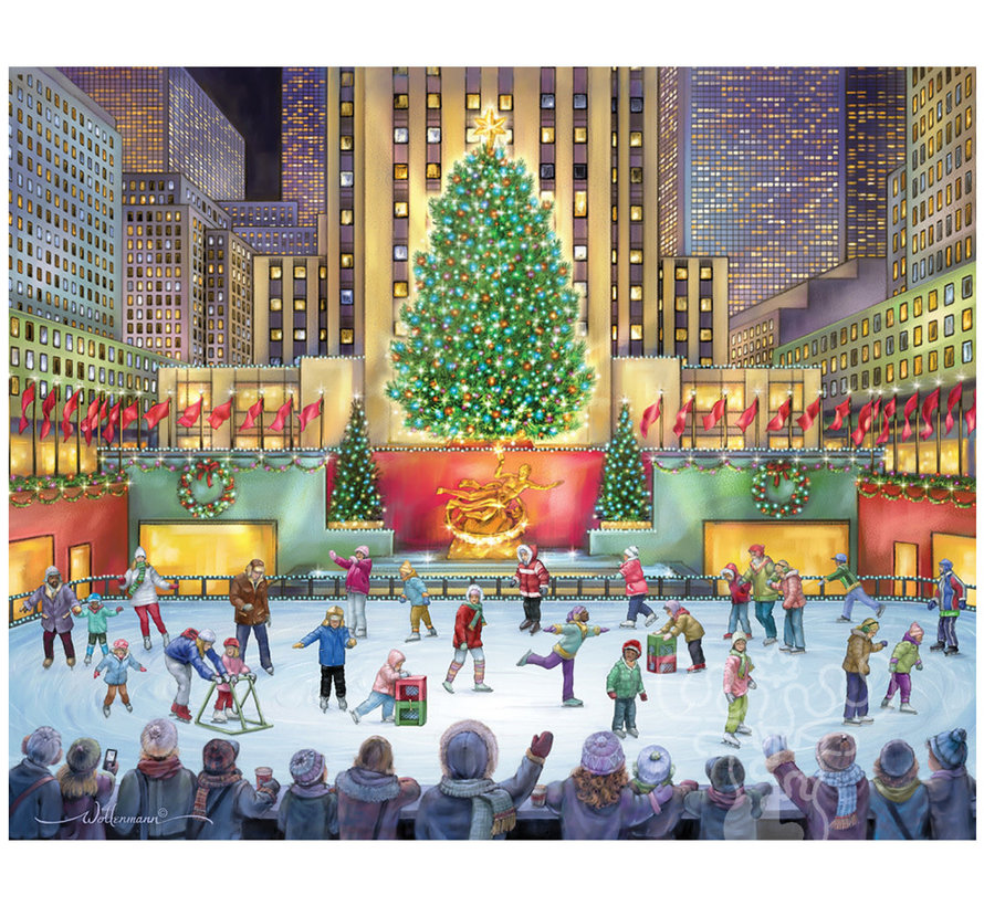 Vermont Christmas Co. Rockefeller Center Puzzle 1000pcs