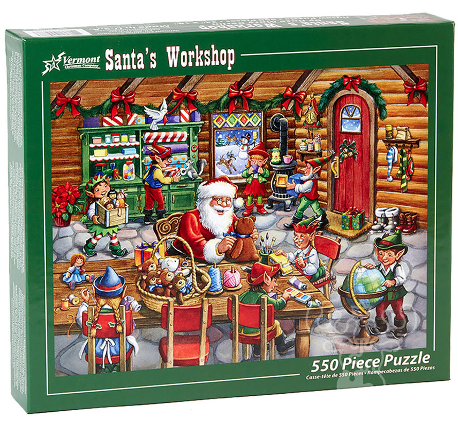 Vermont Christmas Co. Santa's Workshop Puzzle 550pcs