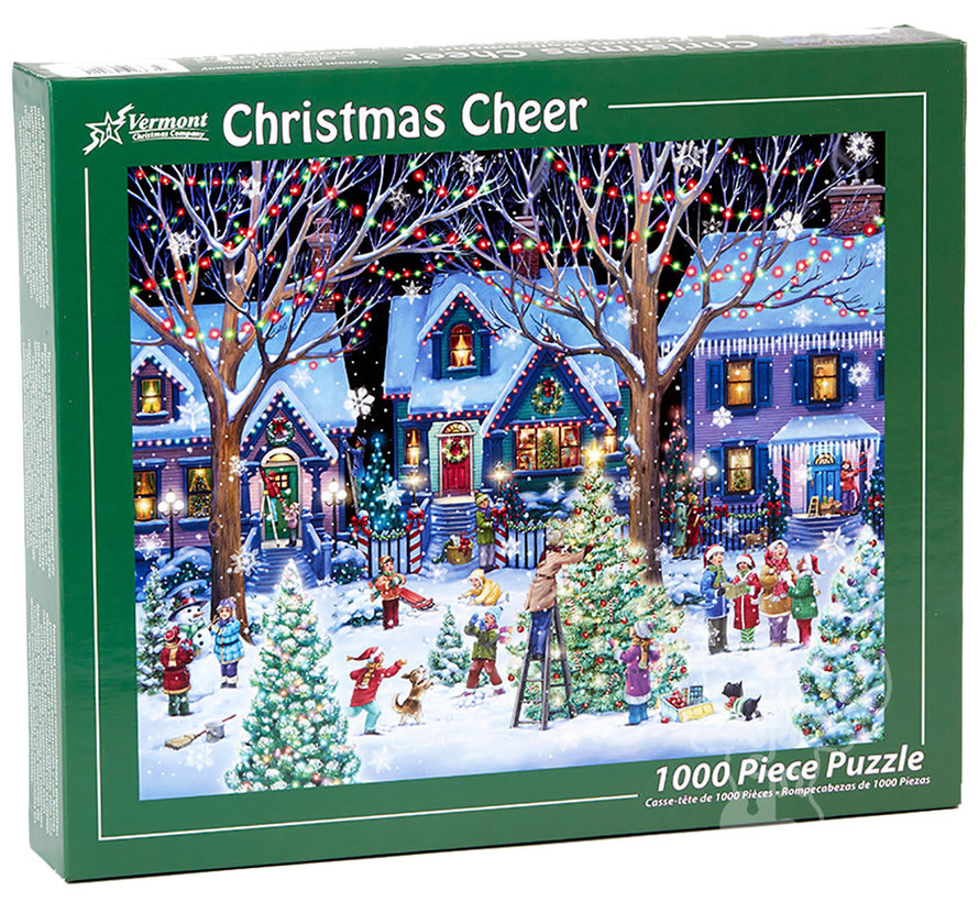 Vermont Christmas Co. Christmas Cheer Puzzle 1000pcs