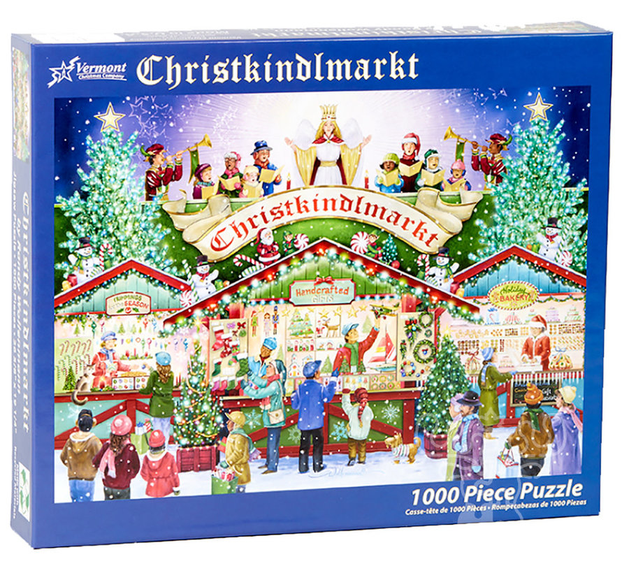 Vermont Christmas Co. Christkindlmarkt Puzzle 1000pcs