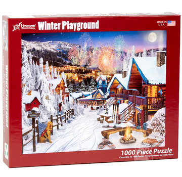 Vermont Christmas Company Vermont Christmas Co. Winter Playground Puzzle 1000pcs