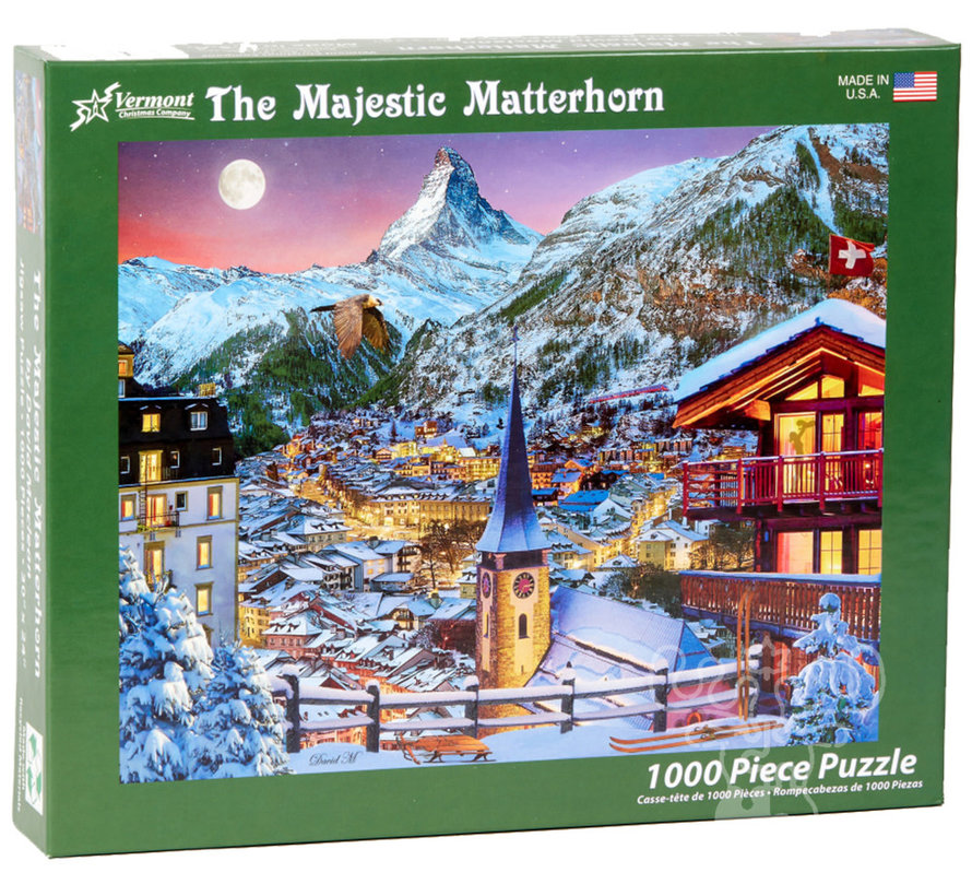 Vermont Christmas Co. The Majestic Matterhorn Puzzle 1000pcs