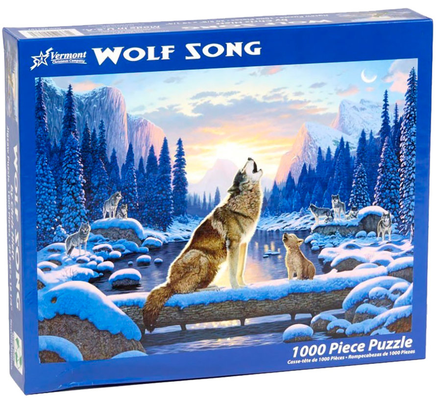 Vermont Christmas Co. Wolf Song Puzzle 1000pcs