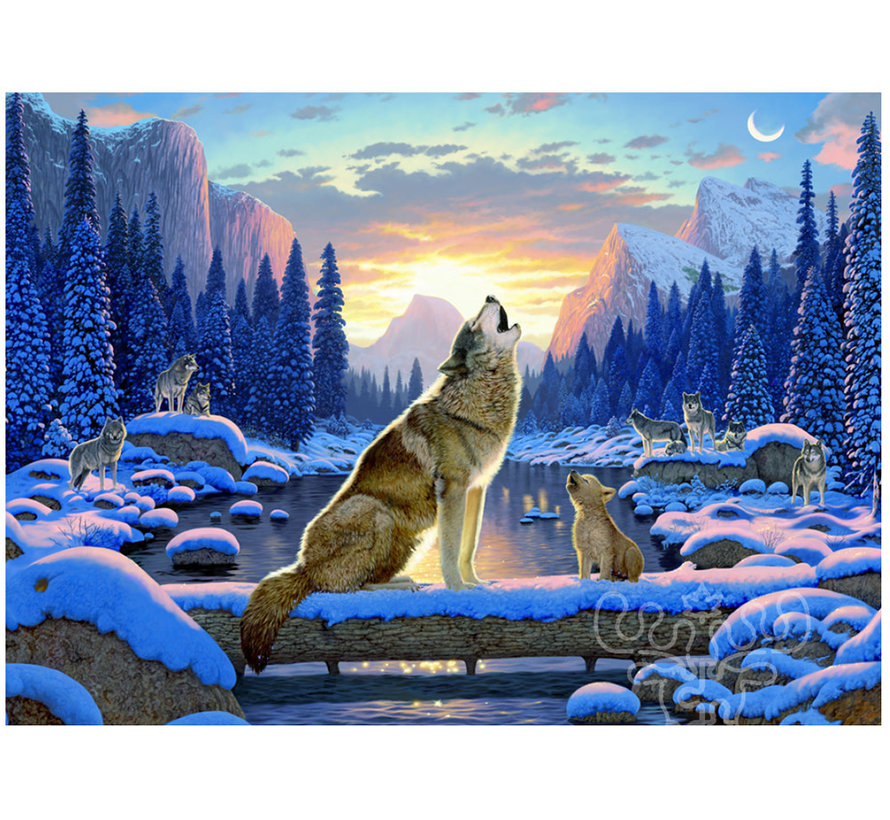 Vermont Christmas Co. Wolf Song Puzzle 1000pcs