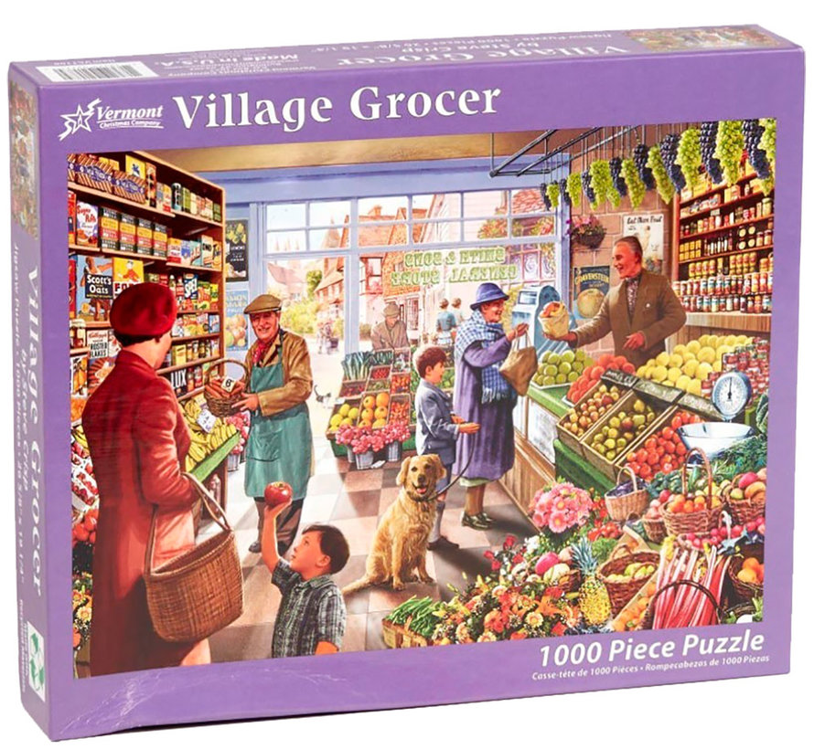 Vermont Christmas Co. Village Grocer Puzzle 1000pcs
