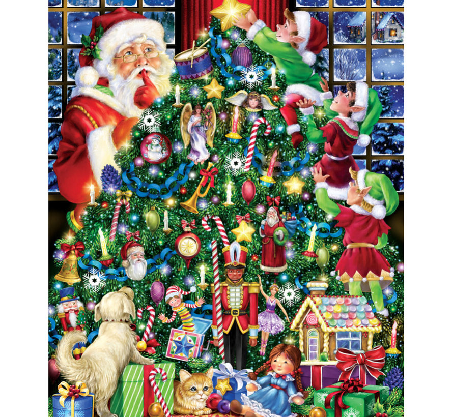 Vermont Christmas Co. The Star on Top Puzzle 1000pcs