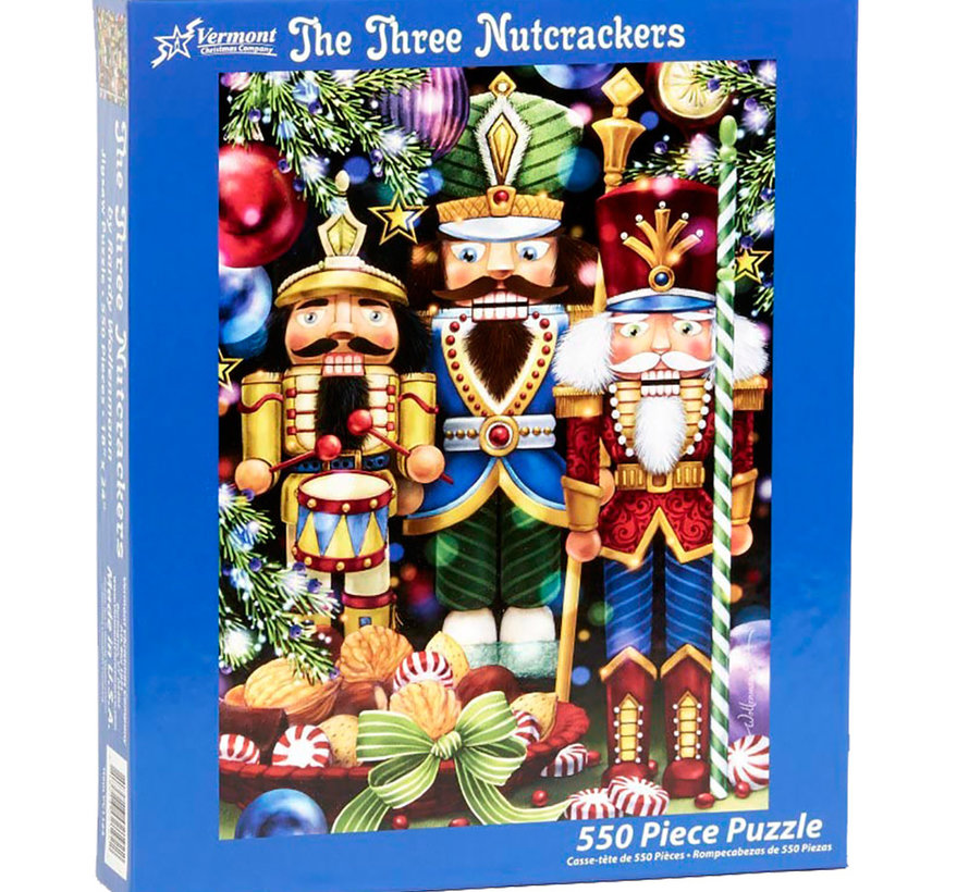 Vermont Christmas Co. The Three Nutcrackers Puzzle 550pcs