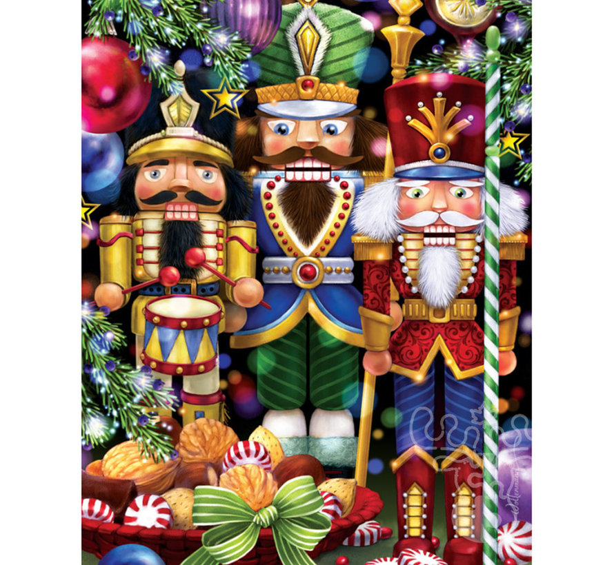 Vermont Christmas Co. The Three Nutcrackers Puzzle 550pcs