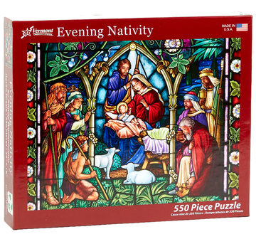 Vermont Christmas Company Vermont Christmas Co. Evening Nativity Puzzle 550pcs