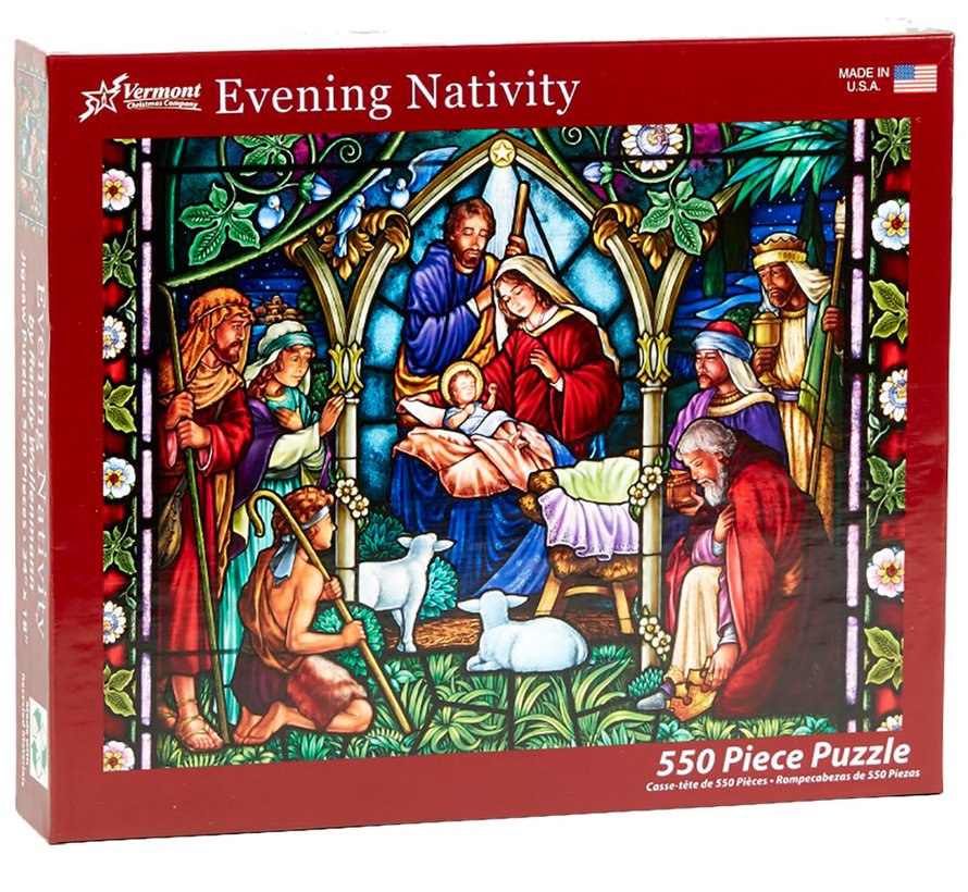 Vermont Christmas Co. Evening Nativity Puzzle 550pcs